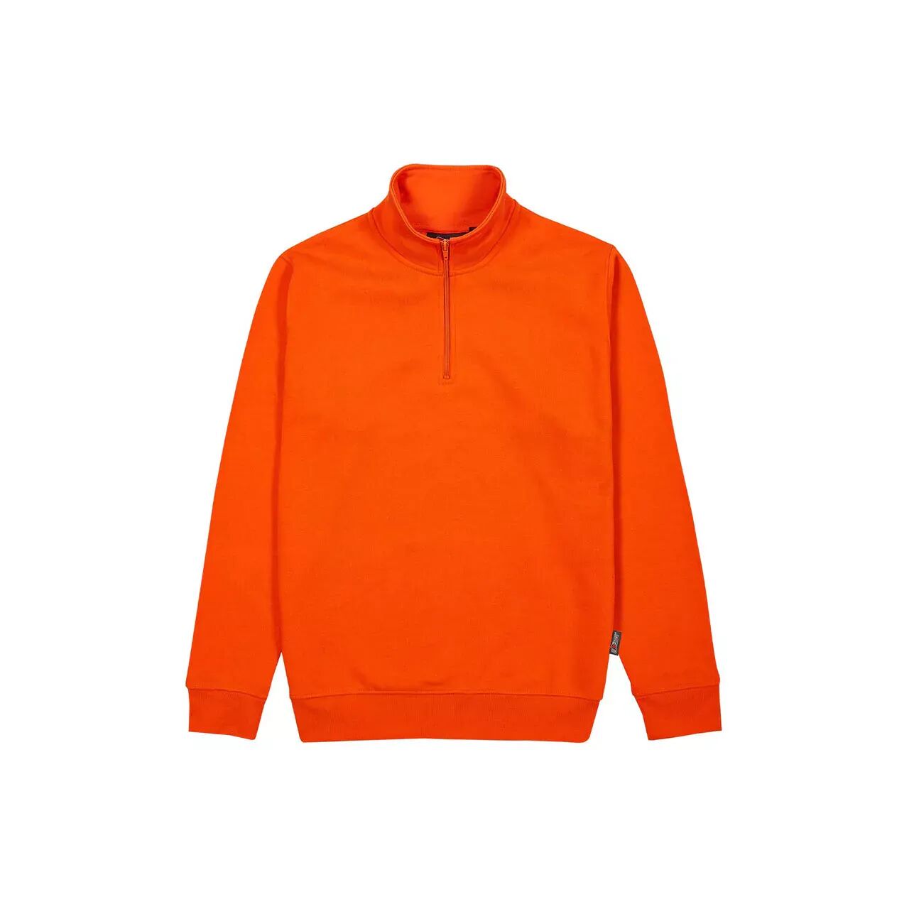Sweat de travail demi-zippé Tautra orange