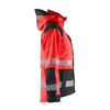 Veste de travail hardshell haute visibilité femme 4436 - Rouge/Noir image 1