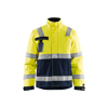 Veste de travail multinormes hiver 4068 - Jaune fluo/Marine image 0