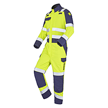 JAUNE FLUO/BLEU MARINE XS - FR(36-38) image