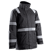 Parka de travail imperméable SECURITE - Noir image