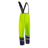 Pantalon de pluie à bretelle haute visibilité HYDRA - Jaune HV/Marine image 6