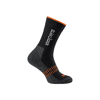Chaussettes WARM Noir/Orange Fluo image 0