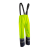 Pantalon de pluie à bretelle haute visibilité HYDRA - Jaune HV/Marine image 7
