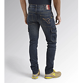 Jean de travail élastique STONE CARGO - Denim lavé image