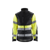Veste de travail softshell haute visibilité 4497 - Noir/Jaune fluo image 0