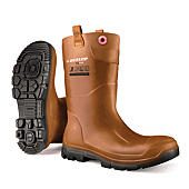 Bottes de sécurité hautes RIGAIR PRO FUR PU S5 (LJ2HR42) - Marron image