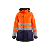 Parka hiver haute-visibilité Femme 4472 - Orange fluo/Marine image 0