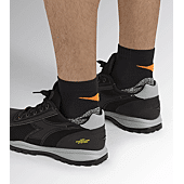 Chaussettes de travail élastiques respirantes en nylon et polypropylène - Noir image