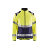 Veste de travail softshell haute visibilité 4877 - Jaune fluo/Marine image 0