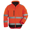 Veste 2 en 1 de travail haute visibilité HI-WAY - Orange Fluo image 0