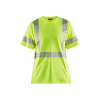 T-shirt de travail haute visibilité anti-UV femme 3336 - Jaune fluo image 0