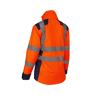 Parka de travail haute visibilité Femme HORA  - Orange HV/Marine image 2