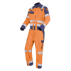 COMBINAISON 2 ZIP CONDOR ORANGE FLUO/BLEU MARINE image 0