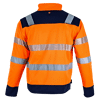 Gilet de travail AUTHENTIC HV LED - MARINE/ORANGE FLUO image 1