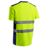 T-shirt de travail manches courtes haute visibilité NEKKI - Jaune Fluo image 3