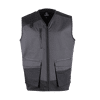 Gilet de travail sans manches ASTRO - GRIS sombre/NOIR image 5