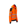 Veste de travail softshell haute visibilité MIKY - Orange Fluo image 5