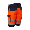 Bermuda de travail HIBANA - Orange/Bleu image 1