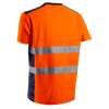 T-shirt de travail manches courtes haute visibilité NEKKI - Orange Fluo image 11