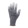 Lot de 5 paires de gants Manutention polyester gris - paume end PU gris image 0