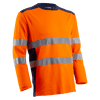 T-shirt de travail manches longues haute visibilité RIKKA - Orange Fluo image 8