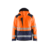Veste de travail hiver haute visibilité 4455 - Orange/Marine image 0