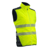 Gilet de travail d'hiver sans manche réversible YORU - Jaune Fluo image 6