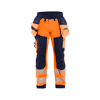 Pantalon de travail softshell haute visibilité Classe 2 1820 - Orange/Marine image 0