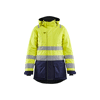 Parka hiver haute-visibilité Femme 4472 - Jaune fluo/Marine image 0