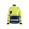 Veste de travail haute visibilité femme 4903 - Jaune fluo/Marine image 0