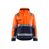 Veste de travail hiver haute visibilité stretch 4870 - Orange fluo/Marine image 0