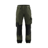 Pantalon paysagiste femme 7154 - Vert armée/Noir image 0