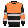 Sweat-shirt PW3 H-Vis Class 1 Orange/Noir image 0