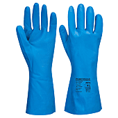 Gants Nitrile Contact Alimentaire Bleu image