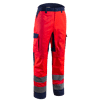 Pantalon de travail Stretch haute visibilité HIBANA - Rouge HV/Marine image 2