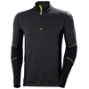 Sous-vêtement de travail technique ras de cou en laine demi zippé LIFA - Noir/Bony image 0