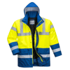 Parka HV Bicolore Jaune/Royal image 0