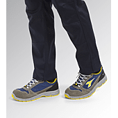 Chaussures de sécurité basses RUN TEXT S1PS FO SR ESD - Roche de Château/Bleu image