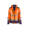 Veste de travail softshell haute visibilité femme 4791 - Orange/Marine image 0