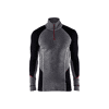 Haut de sous-vêtements col camionneur XWARM 4699 - Grey/Black image 0
