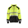 Sweat de travail zippé à capuche haute visibilité 3546 - Jaune fluo/Noir image 0