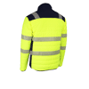 Veste matelassée zippée haute visibilité FLAKE - Jaune Fluo image 1