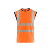 Gilet de travail sans manches haute visibilité 3575 - Orange/Marine image 0