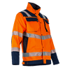 Veste de travail AUTHENTIC HV AMPOULE - MARINE/ORANGE FLUO image 0