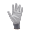 Lot de 5 paires de gants Manutention polyester gris - paume end PU gris image 1