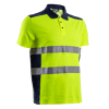 Polo de travail manches courtes haute visibilité OKI image 3