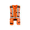 Gilet de travail porte-outil haute visibilité 3032 - Orange fluo image 0