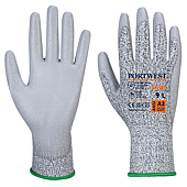 Gants LR paume PU coupure B Gris image