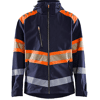 Veste de travail softshell haute visibilité 4494 - Marine/Orange image 0